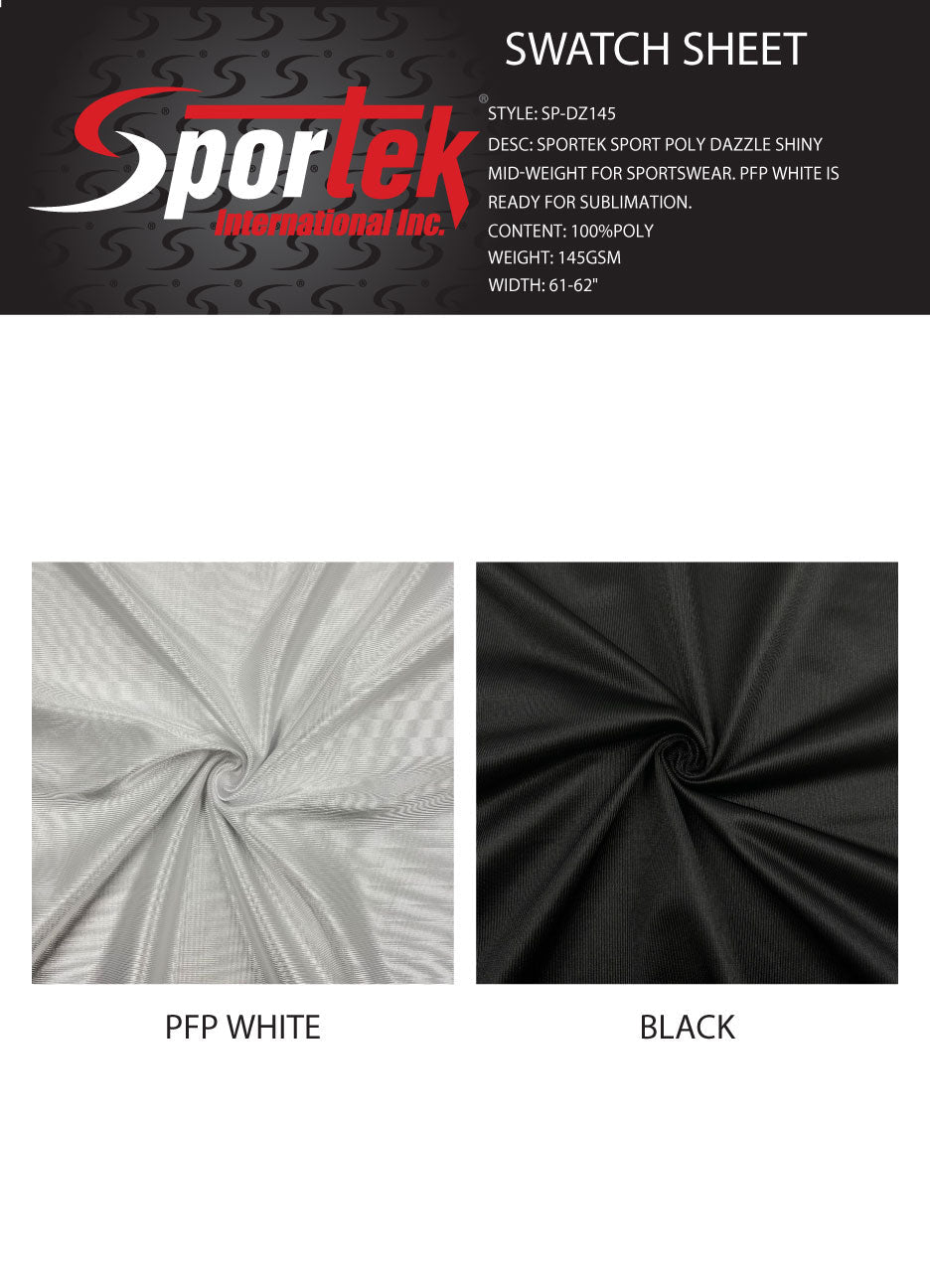 SP - DZ145 Sportek Sport Poly Dazzle Shiny Mid - weight - Spandexbyyard