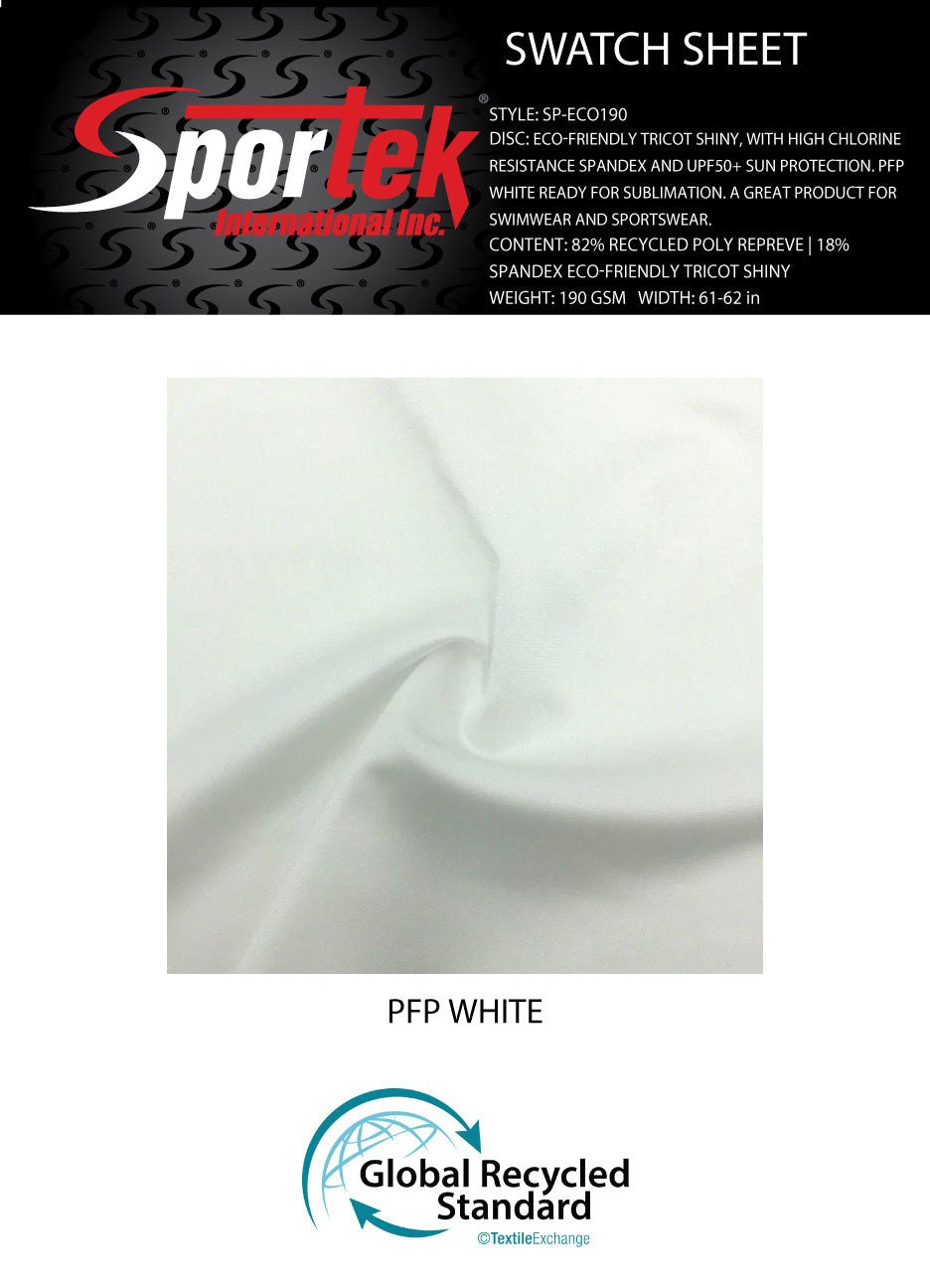 SP - ECO190 Eco - Friendly Tricot Shiny, Recycled Poly Repreve - Spandexbyyard