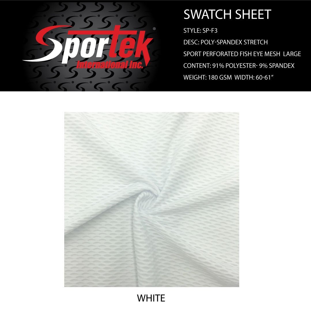 SP - F3 | Poly Spandex Stretch Sport Perforated Fish Eye Mesh Large - Spandexbyyard