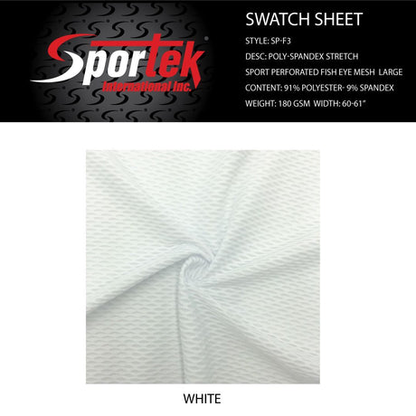SP - F3 | Poly Spandex Stretch Sport Perforated Fish Eye Mesh Large - Spandexbyyard
