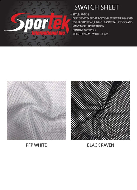 SP - MS2 | Sportek Sport Poly Micro Mesh 82 GSM For Sportswear, Lining - Spandexbyyard