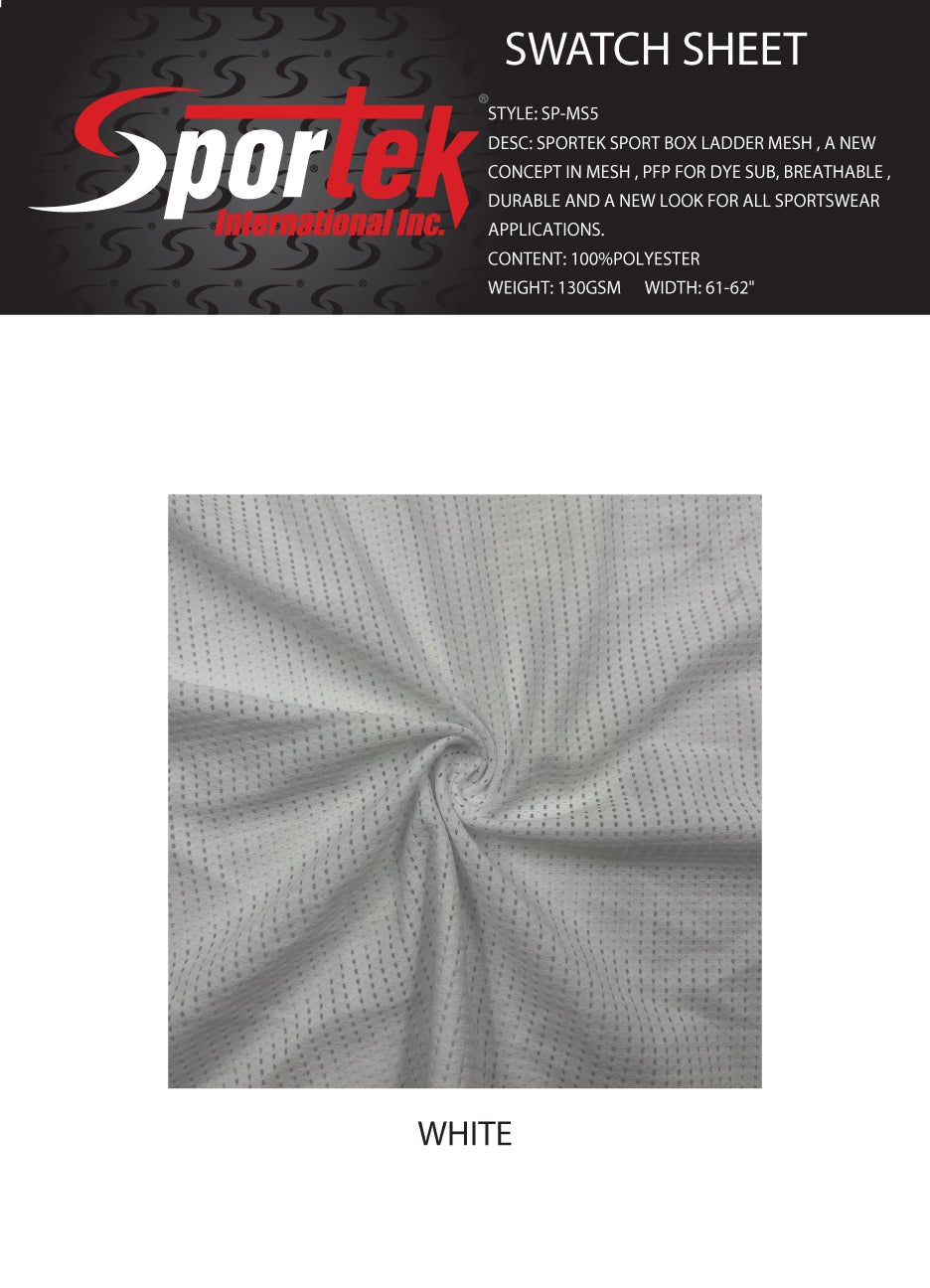 SP - MS5 Sportek Sport Box Ladder Mesh - Spandexbyyard