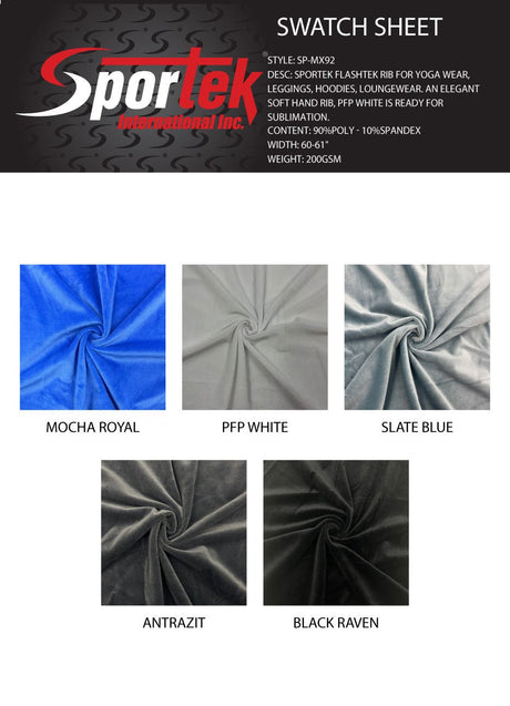 SP - MX92 Sportek Flashtek Rib - Spandexbyyard