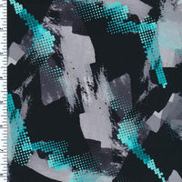 SP-NP2642 Abstract Race Nylon Spandex Digitally Wet PrintSpandex, Wet PrintSpandexByYard/SportekSpandexbyyard