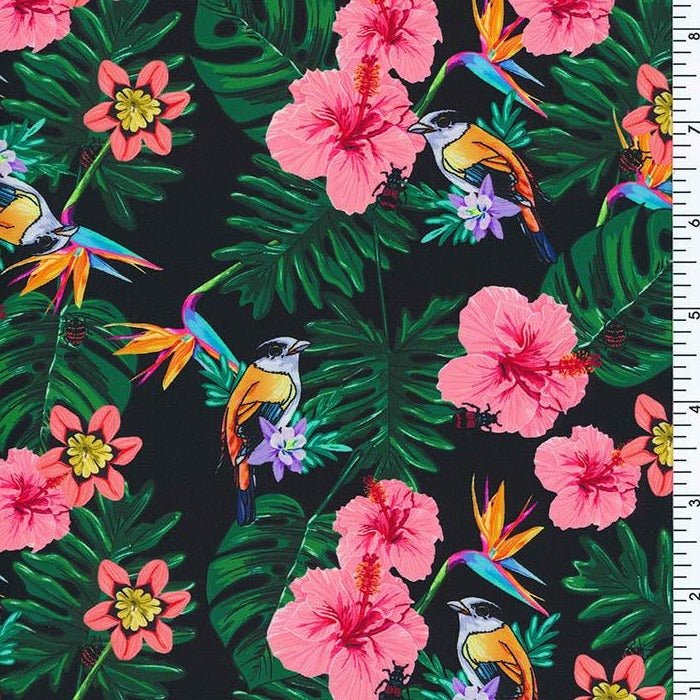 SP - NP2643 Night in Maui Nylon Spandex Digitally Wet Print - Spandexbyyard