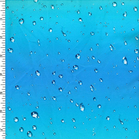 SP - NP2660 Blue Aqua Nylon Spandex Digitally Wet Print - Spandexbyyard