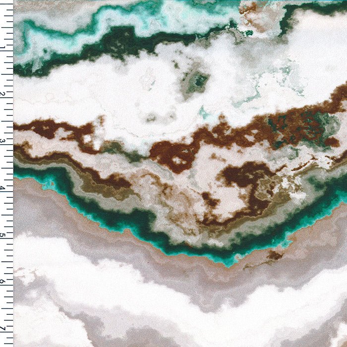 SP - NP2714 Marble Flow Nylon Spandex Digitally Wet Print - Spandexbyyard