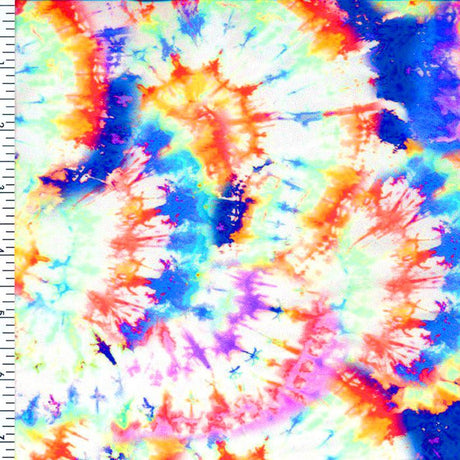 SP - NP2723 60s Fun Days Nylon Spandex Digitally Wet Print - Spandexbyyard