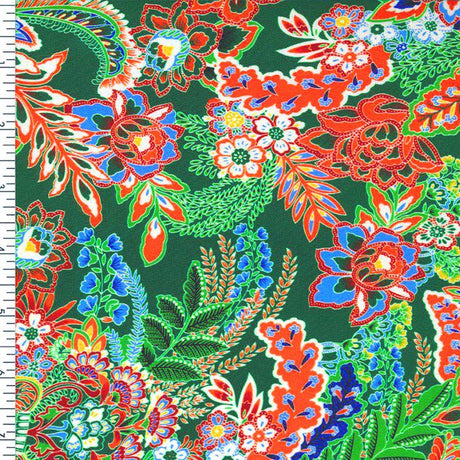 SP - NP2724 Morrano Garden Nylon Spandex Digitally Wet Print - Spandexbyyard