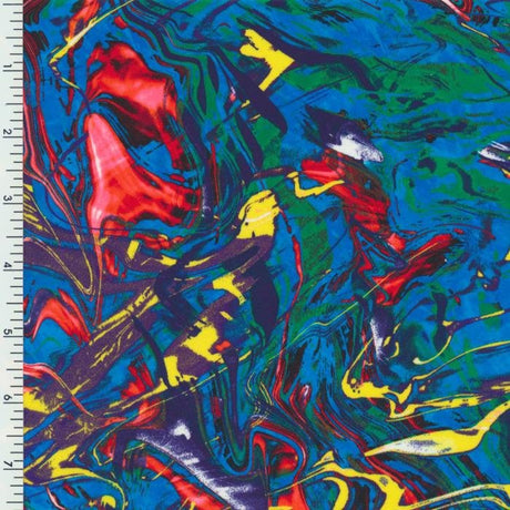 SP - NP2784 Oceanic Lava Nylon Spandex Digitally Wet Print - Spandexbyyard