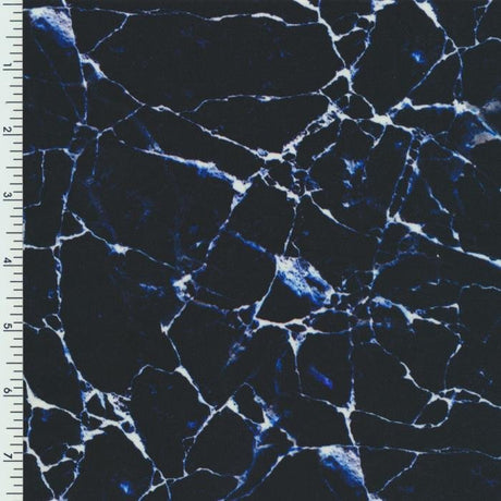 SP - NP2806 Saphire Marble Nylon Spandex Digitally Wet Print - Spandexbyyard