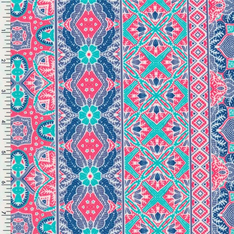SP - NP2811 Pastle Maharaja Nylon Spandex Digitally Wet Print - Spandexbyyard