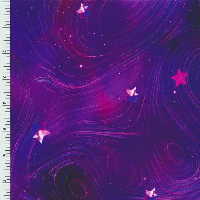 SP - NP90006 Stars in Motion Printed Spandex - Spandexbyyard