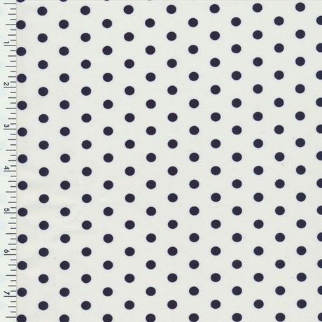 SP - NPSPT702 WHITE/NAVY Printed Spandex - Spandexbyyard