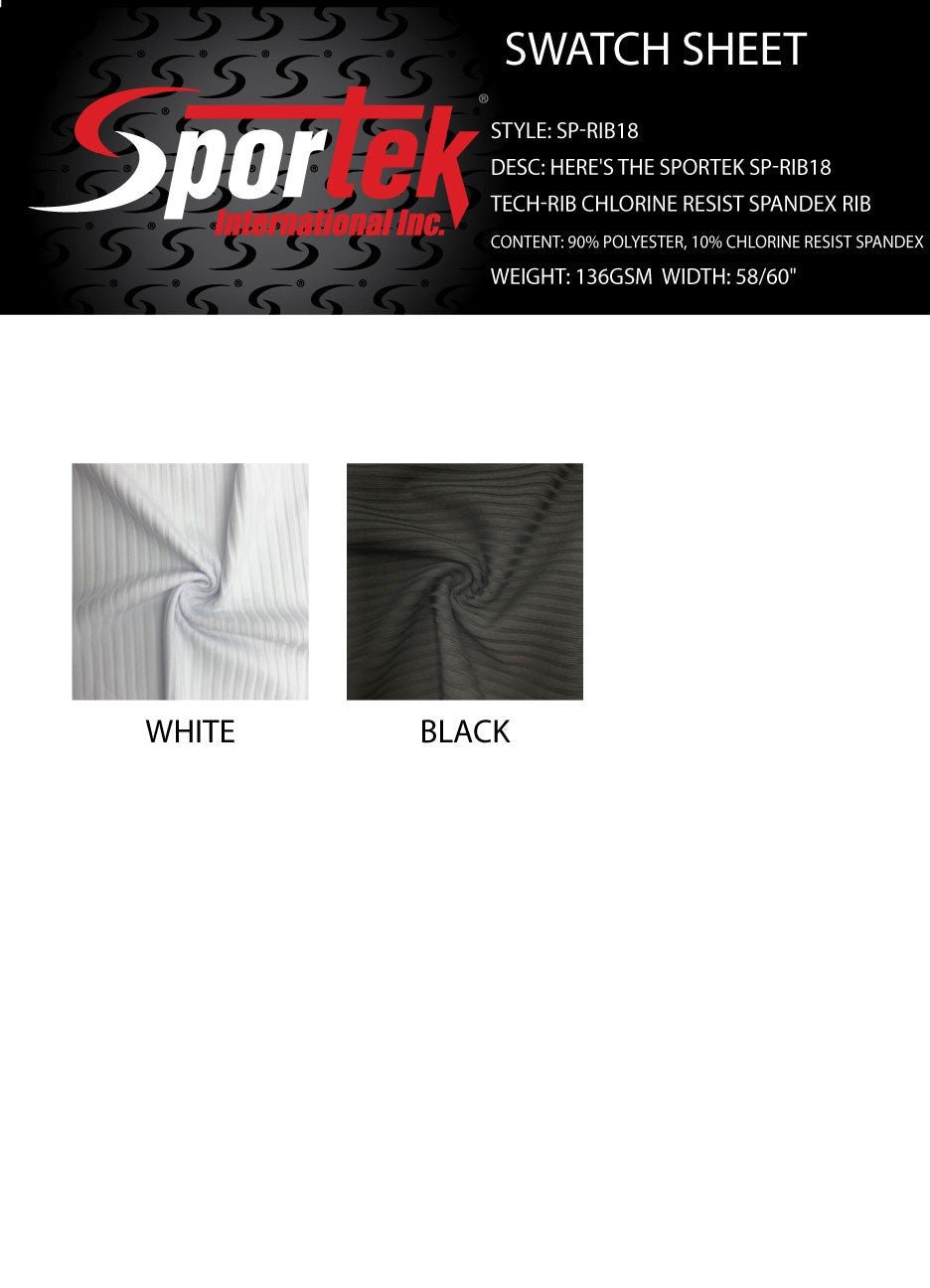 SP - RIB18 Tech - Rib Spandex for Swimwear and Sportswear - Spandexbyyard
