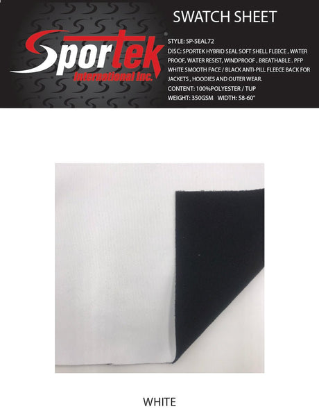 SP - SEAL72 Sportek Hybrid Seal Soft Shell Fleece - Spandexbyyard