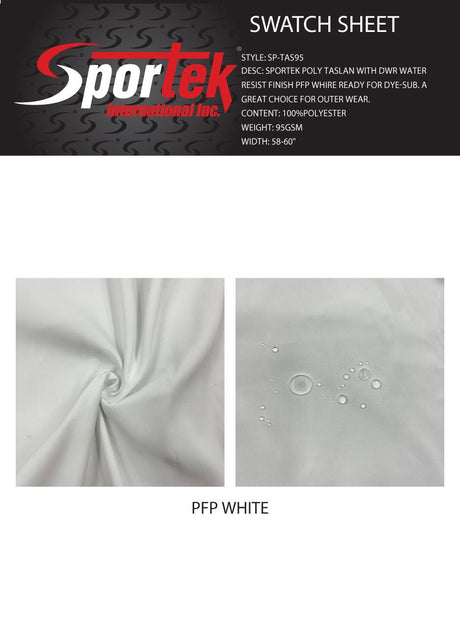 SP - TAS95 Sportek Poly Taslan with DWR water resist finish - Spandexbyyard