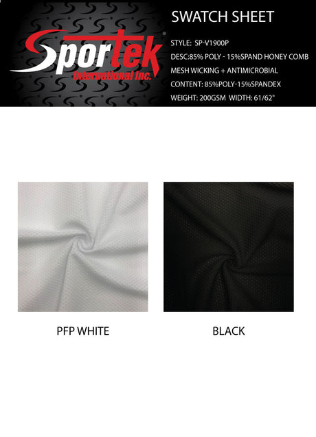 SP - V1900P Sportek Poly spandex Honey Comb 3D Mesh with MaxDri Moisture Management - Spandexbyyard