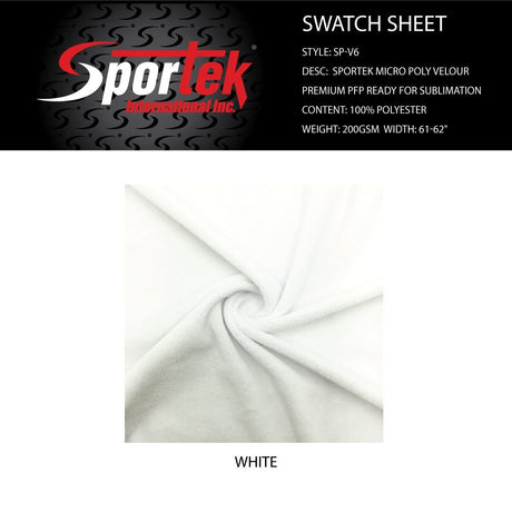 SP - V6 Sportek Micro Poly Velour Premium PFP for Sublimation - Spandexbyyard