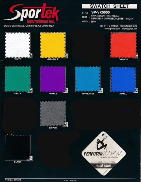 SP - VX5000 PerfoTek VX Heavy Compression - Spandexbyyard
