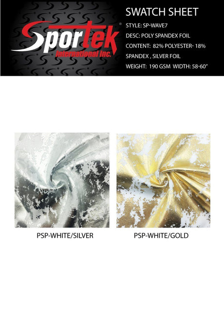 SP - WAVE7 | Poly Spandex Foil - Spandexbyyard