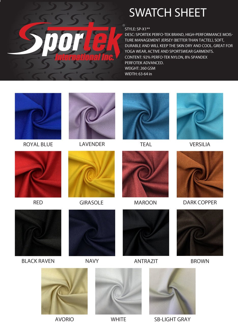 SP - X1** Nylon - Spandex Perfo - TEK Jersey - Spandexbyyard