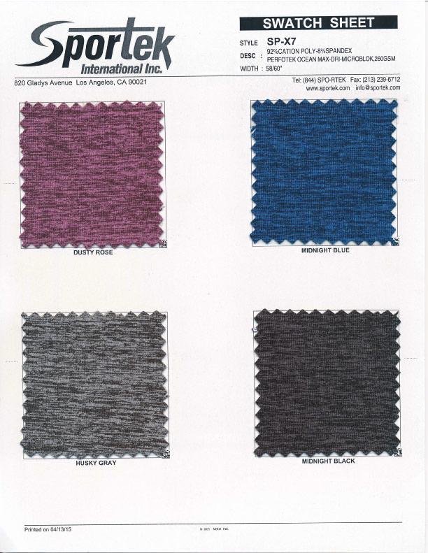 SP - X7 Perfotek Ocean | Perfotek Ocean Max - Dri Microblok - Spandexbyyard