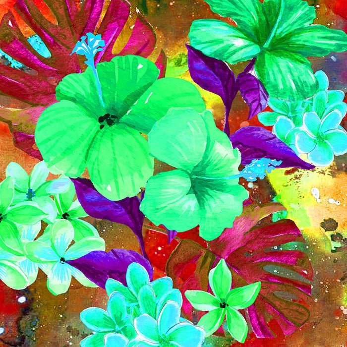 SPT 6601 CELESTIAL FLORAL - Spandexbyyard