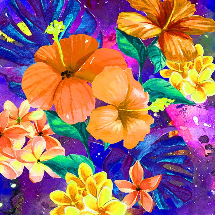 SPT 6601 CELESTIAL FLORAL - Spandexbyyard
