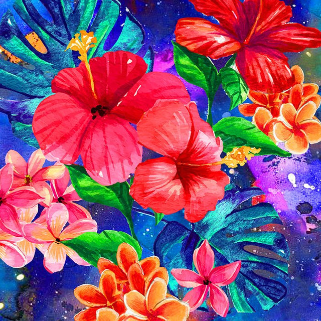 SPT 6601 CELESTIAL FLORAL - Spandexbyyard