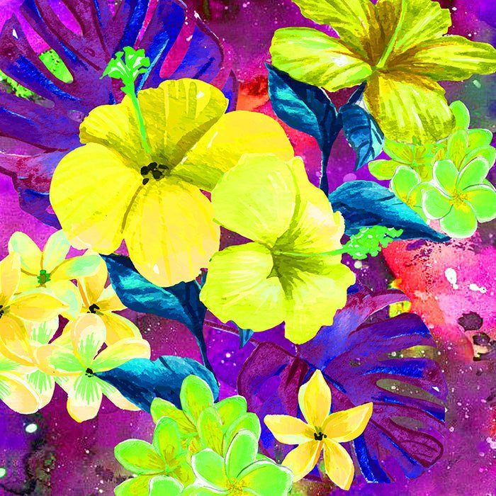 SPT 6601 CELESTIAL FLORAL - Spandexbyyard