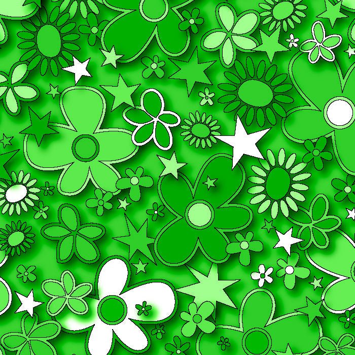 SPT - 6641 - Flower Stars 3 - Spandexbyyard