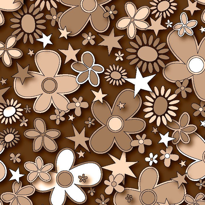 SPT - 6641 - Flower Stars 3 - Spandexbyyard