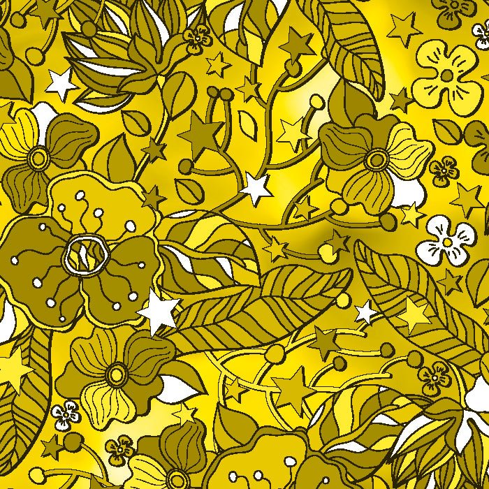 SPT - 6642 - Flower Stars 4 - Spandexbyyard