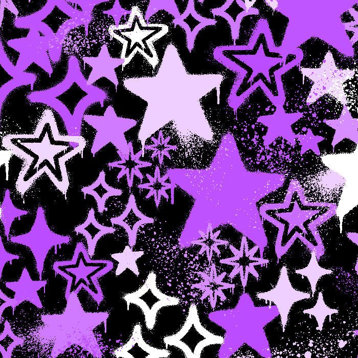 SPT - 6643 - Graffiti Stars - Spandexbyyard