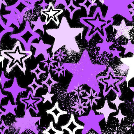 SPT - 6643 - Graffiti Stars - Spandexbyyard