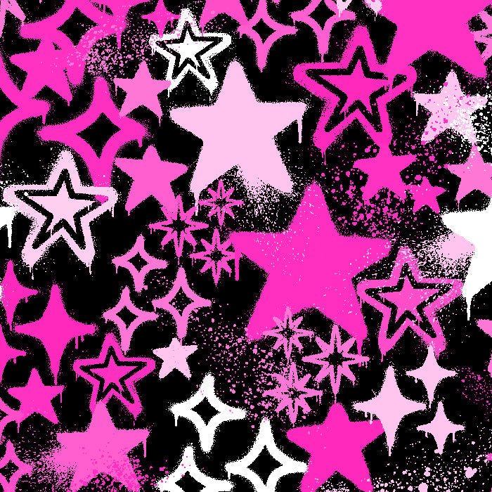 SPT - 6643 - Graffiti Stars - Spandexbyyard
