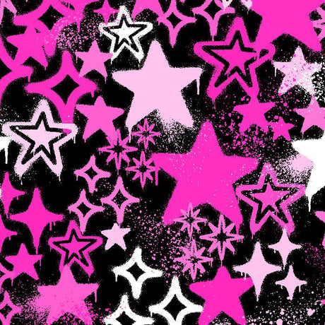 SPT - 6643 - Graffiti Stars - Spandexbyyard