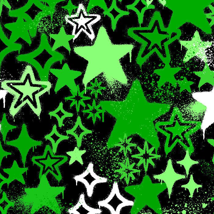 SPT - 6643 - Graffiti Stars - Spandexbyyard