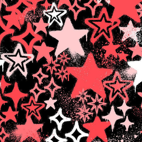 SPT - 6643 - Graffiti Stars - Spandexbyyard
