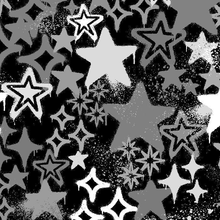 SPT - 6643 - Graffiti Stars - Spandexbyyard