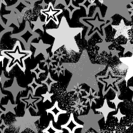 SPT - 6643 - Graffiti Stars - Spandexbyyard