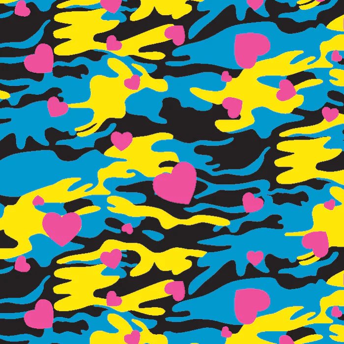 SPT6601 Camo Hearts - Spandexbyyard