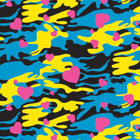 SPT6601 Camo Hearts - Spandexbyyard