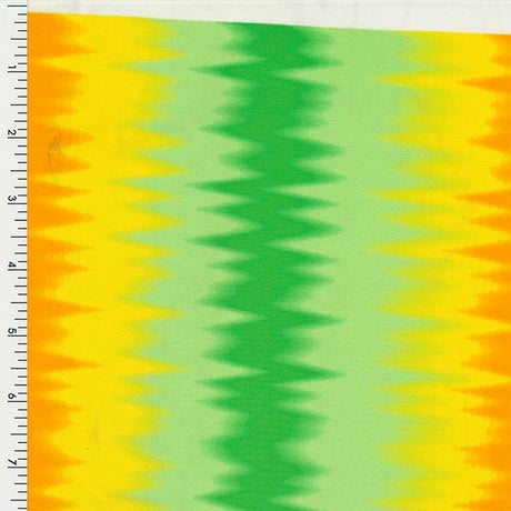 XL0008 Printed Spandex Tricot Promo print ZIG ZAC STRIPE - Spandexbyyard