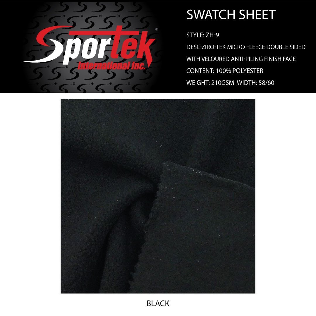 ZH - 9 Ziro - Tek Micro Fleece 100 Wt | Veloured Anti - piling finish face - Spandexbyyard