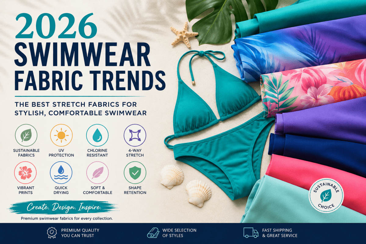 2026 Swimwear Fabric Trends | Best Stretch Fabrics for Swimwear - Spandexbyyard