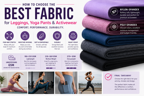 Best Fabric for Leggings, Yoga Pants & Activewear Guide