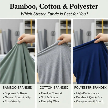 Bamboo Stretch Fabrics: Softness, Breathability & Use Cases - Spandexbyyard
