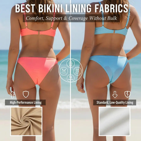 Best Bikini Lining Fabrics for Comfort, Support & Coverage Without Bulk - Spandexbyyard